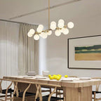 Lathenora Glass Chandelier-Moonnatur