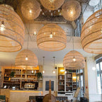 Zelvenenis Bamboo Pendant Light-Moonnatur