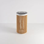 Lorrenlynne Rattan Floor Lamp-Moonnatur