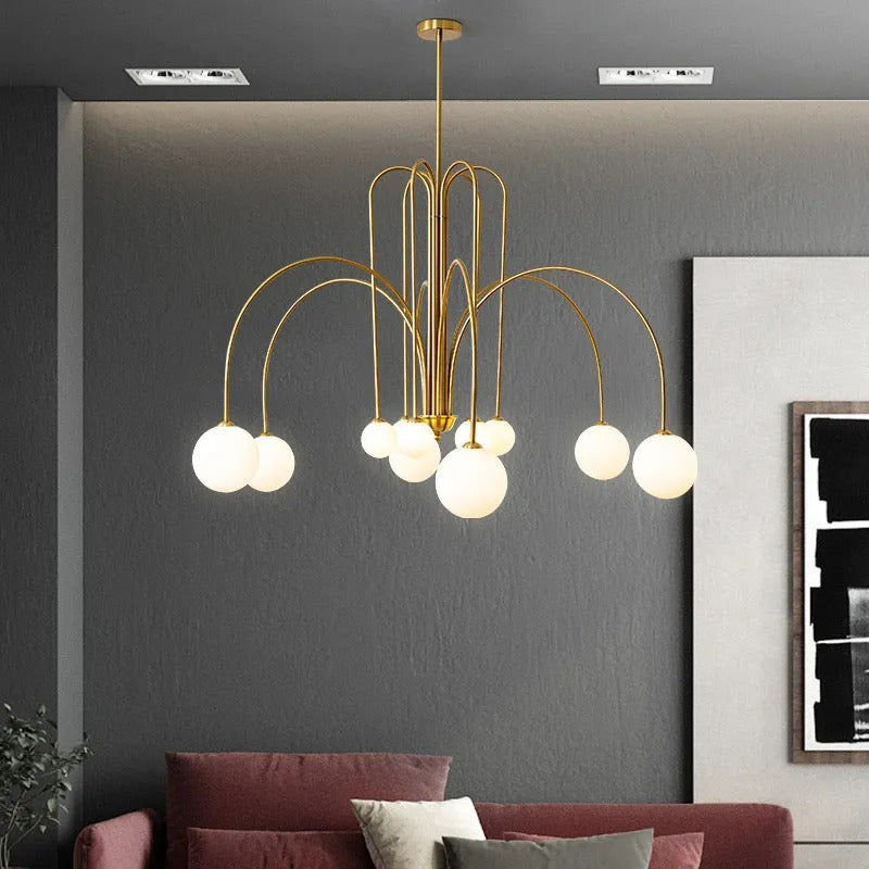 Monica Pendant Light Double Layer Glass Bubble - Neutralighting