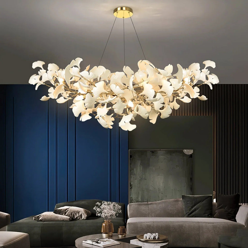 Erlenden Ceramic Chandelier-Moonnatur