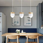 Hadrenash Wood Pendant Light-Moonnatur