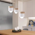 Hadrenash Wood Pendant Light-Moonnatur