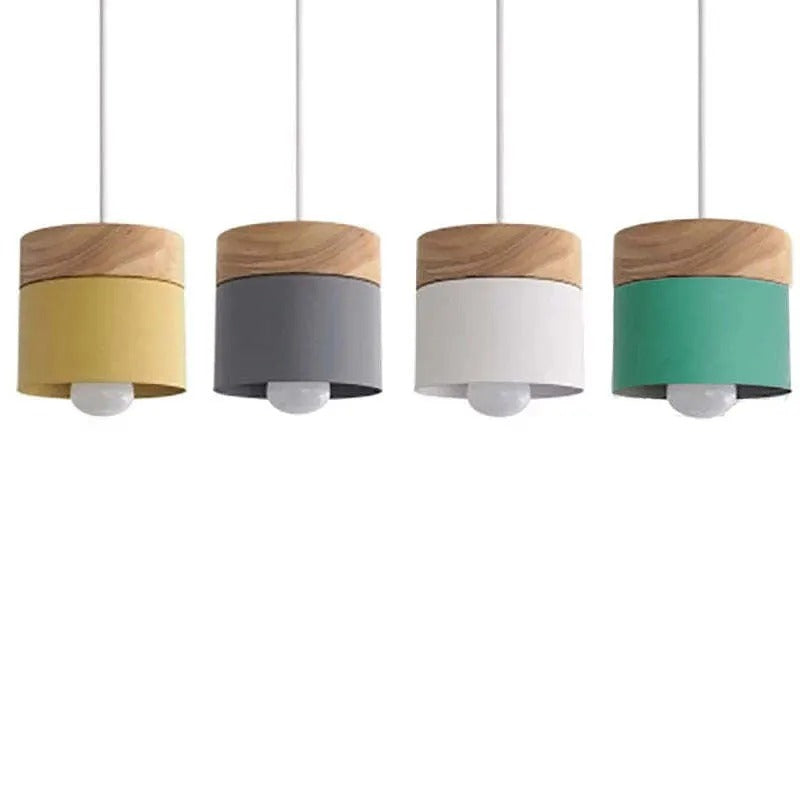 Hadrenash Wood Pendant Light-Moonnatur