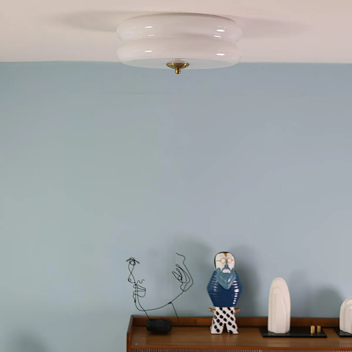 Garnelelia Glass Ceiling Light-Moonnatur