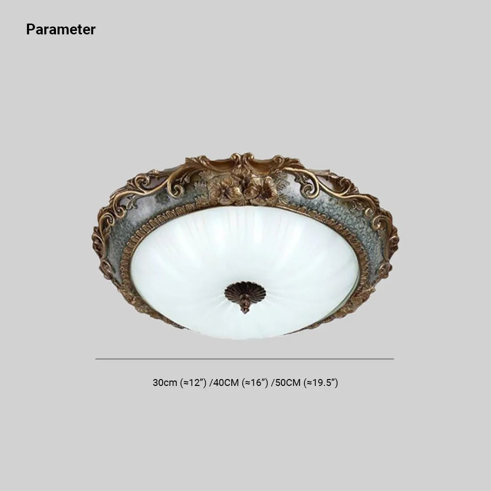 Fendelholm Glass Ceiling Light-Moonnatur