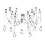 Korrena Metal Chandelier-Moonnatur