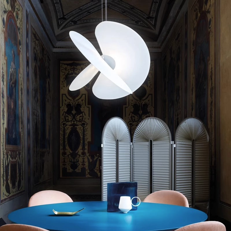 Langrenelle Fabric Chandelier-Moonnatur