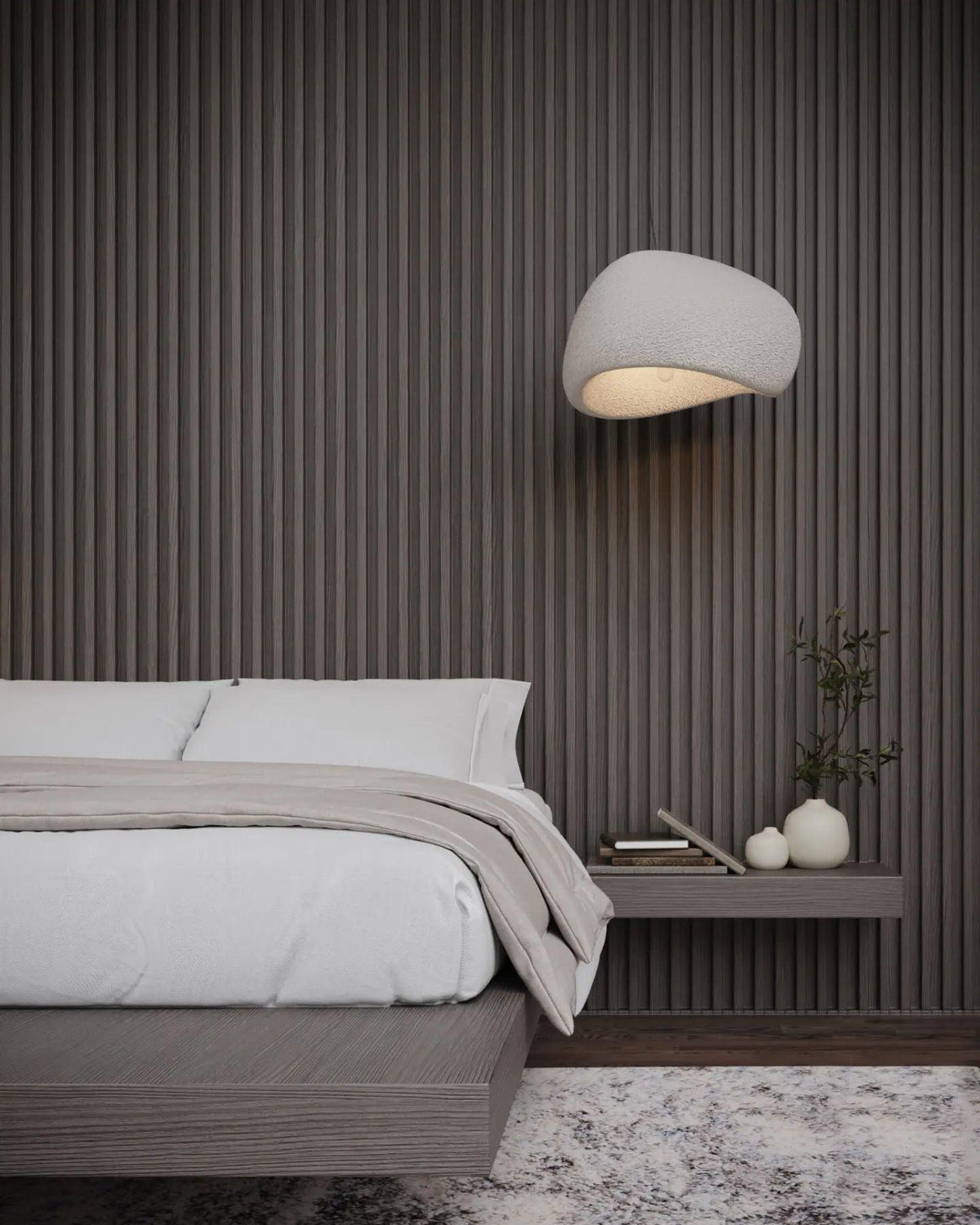 Helrenera Polystyrene Pendant Light-Moonnatur