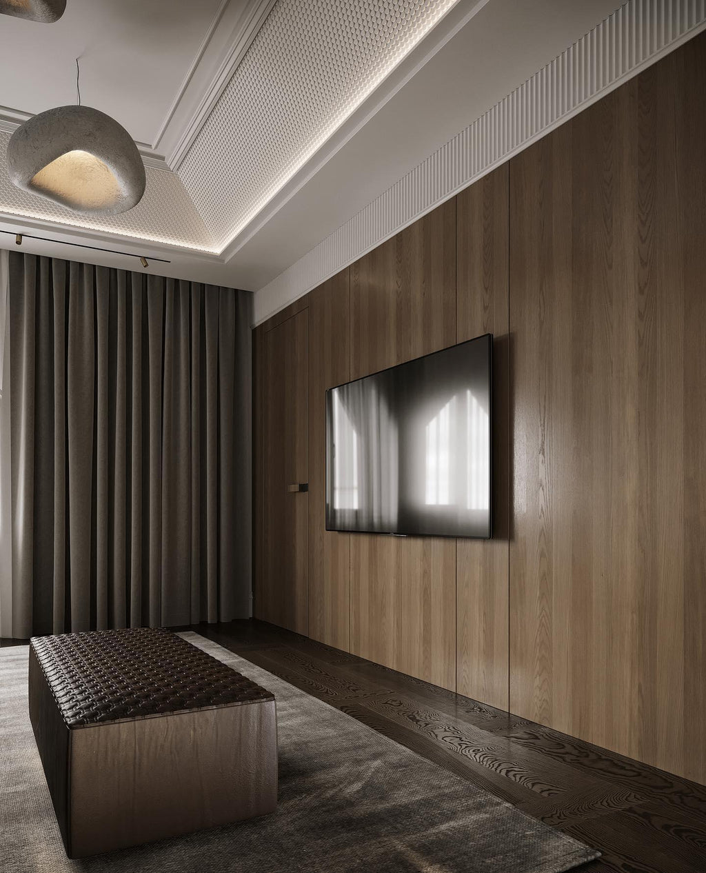 Helrenera Polystyrene Pendant Light-Moonnatur