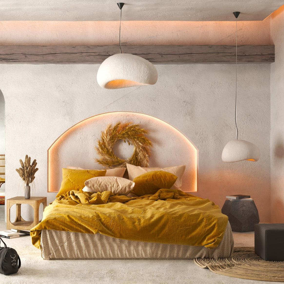 Helrenera Polystyrene Pendant Light-Moonnatur