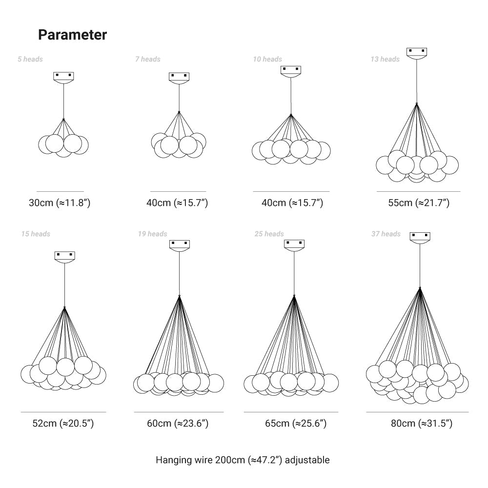 Lathenlynne Glass Pendant Light-Moonnatur