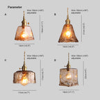 Auberelis Glass Pendant Light-Moonnatur