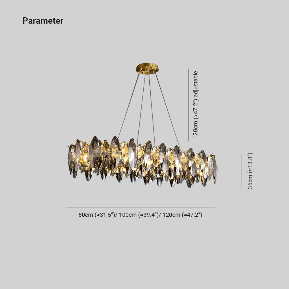 Cavenvale Crystal Pendant Light-Moonnatur