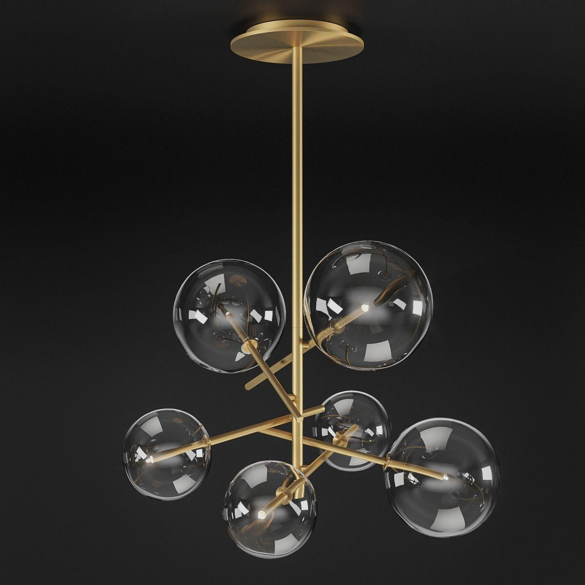 Delsoria Glass Chandelier-Moonnatur