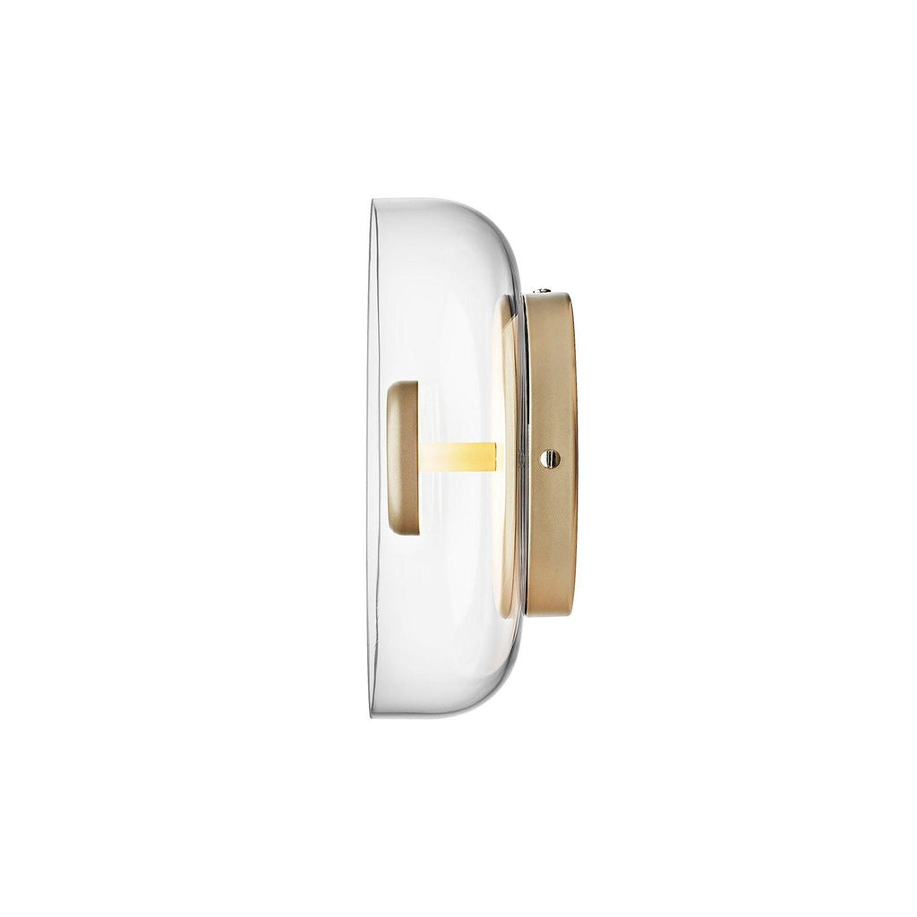 Ilvanna Glass Wall Light-Moonnatur