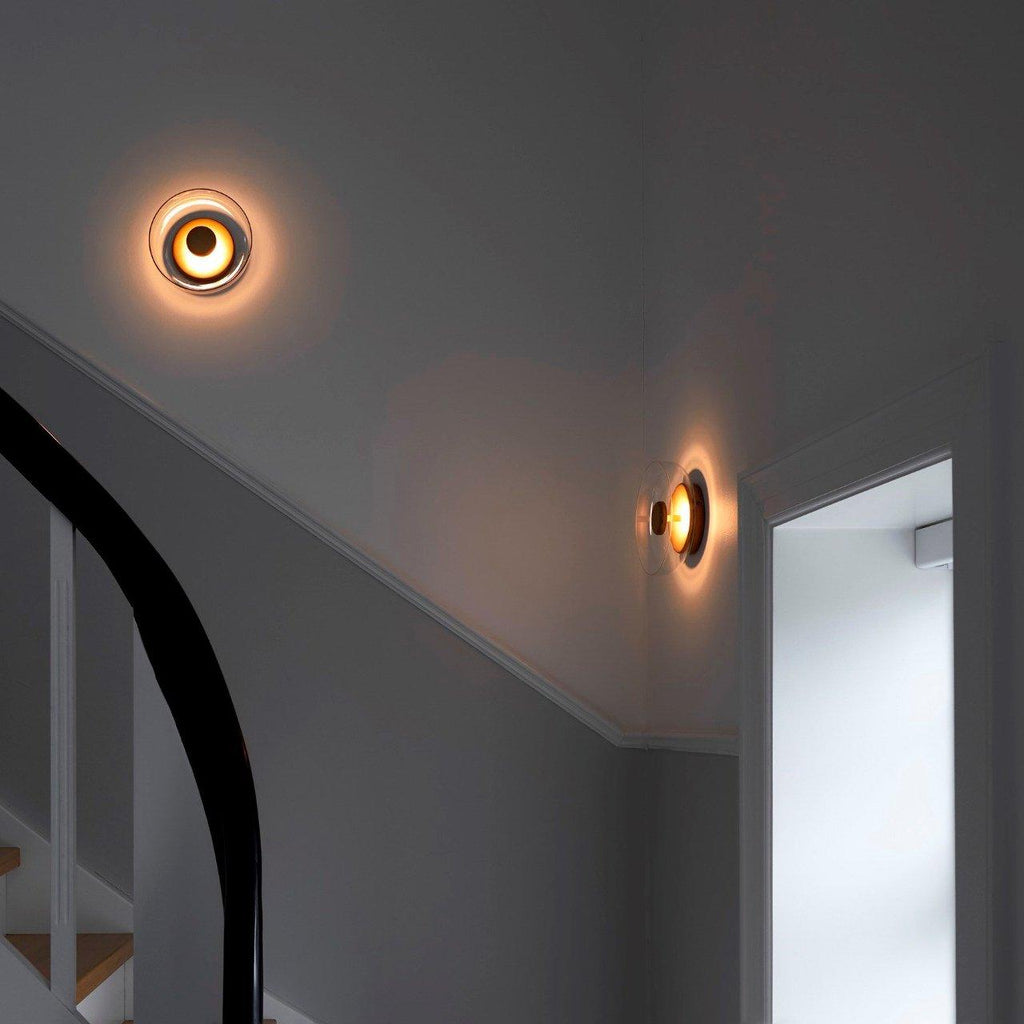 Ilvanna Glass Wall Light-Moonnatur
