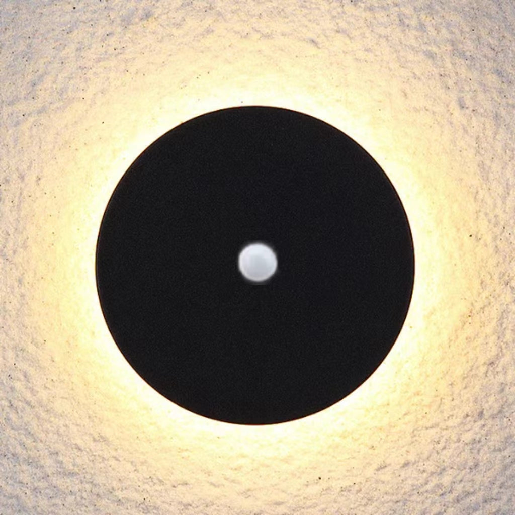 Klyne Minimalist Round/Square Outdoor Wall Lamp LED, Black/White - Neutralighting