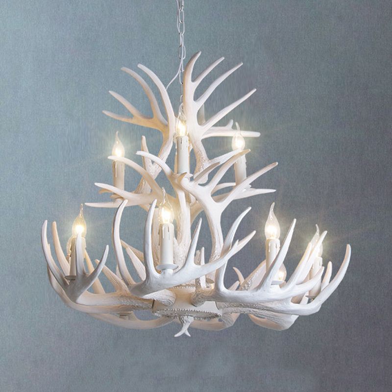 Rildenmere Resin Chandelier-Moonnatur