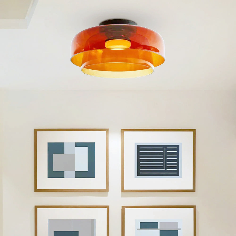 Ashenelia Glass Ceiling Light-Moonnatur