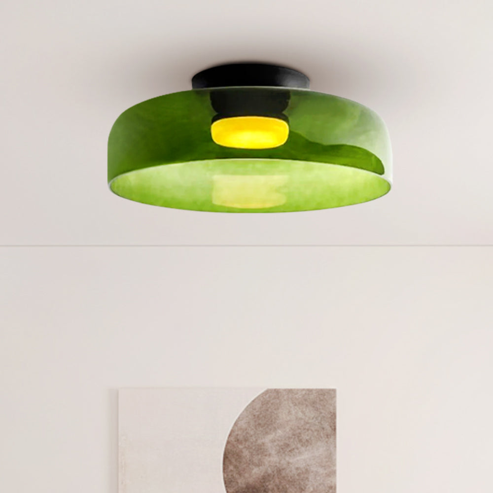 Ashenelia Glass Ceiling Light-Moonnatur