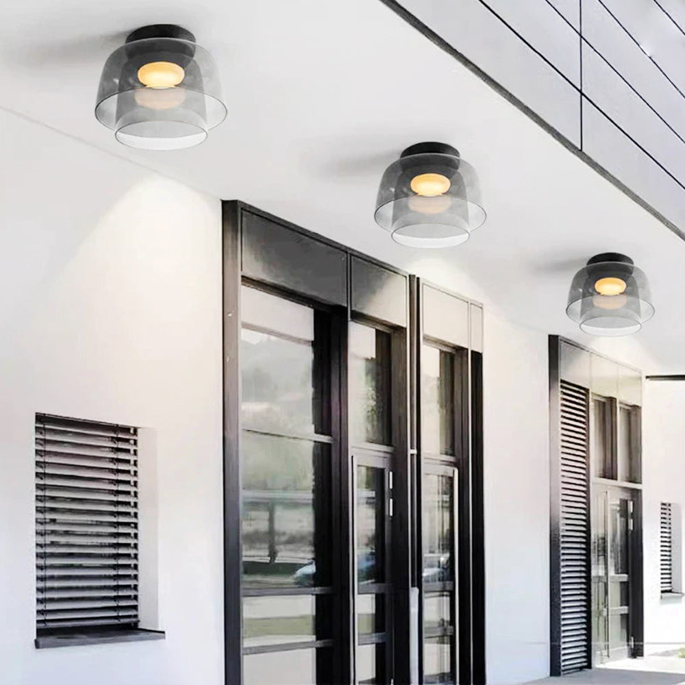 Ashenelia Glass Ceiling Light-Moonnatur