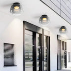 Ashenelia Glass Ceiling Light-Moonnatur