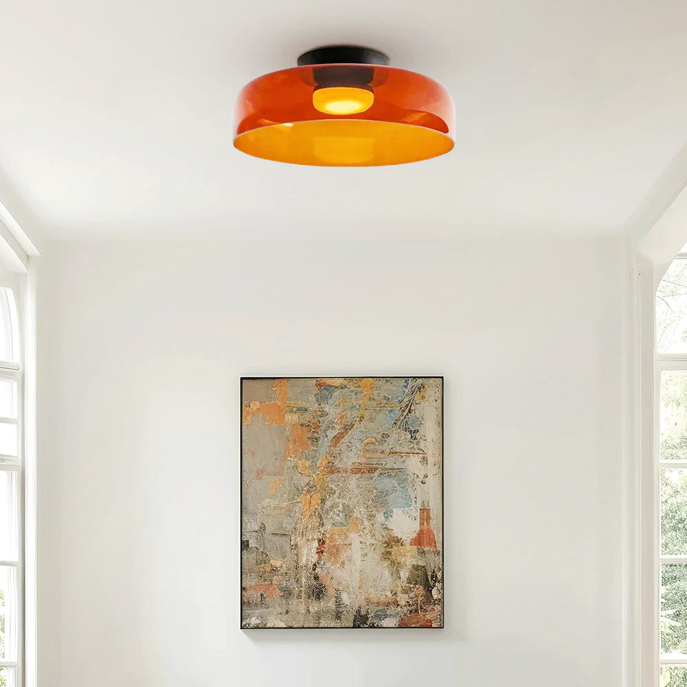 Ashenelia Glass Ceiling Light-Moonnatur