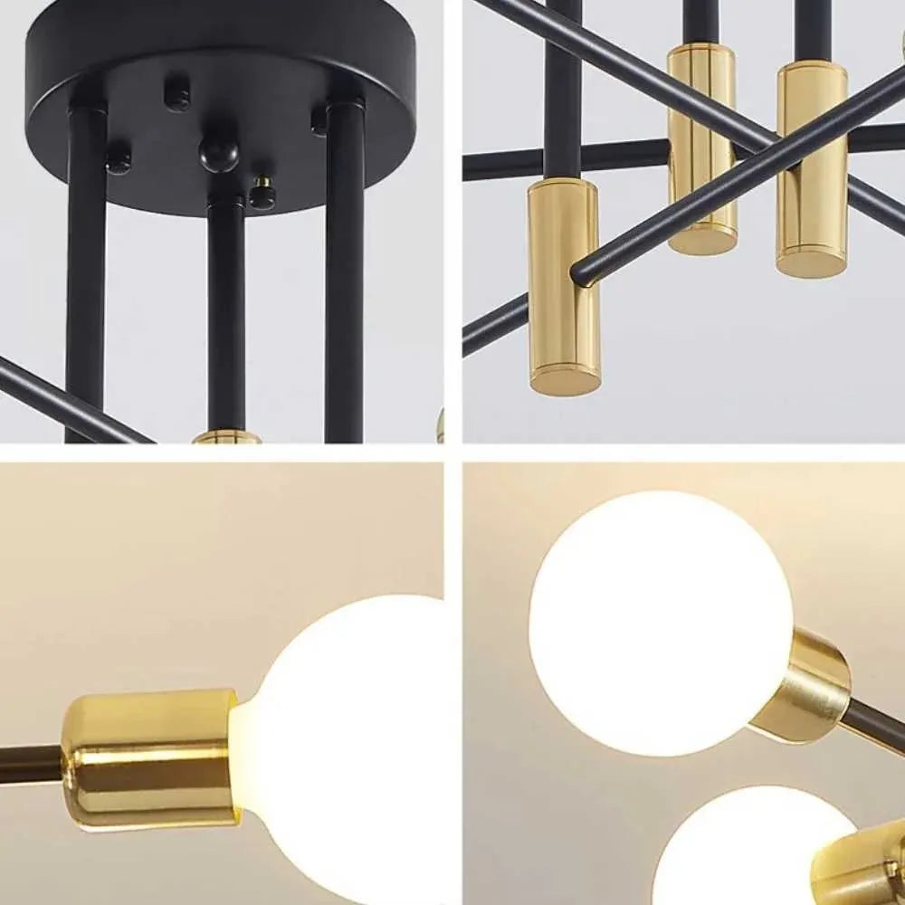 Lindsy Retro Satellite Shape Ceiling Light - Neutralighting