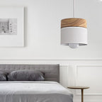 Hadrenash Wood Pendant Light-Moonnatur