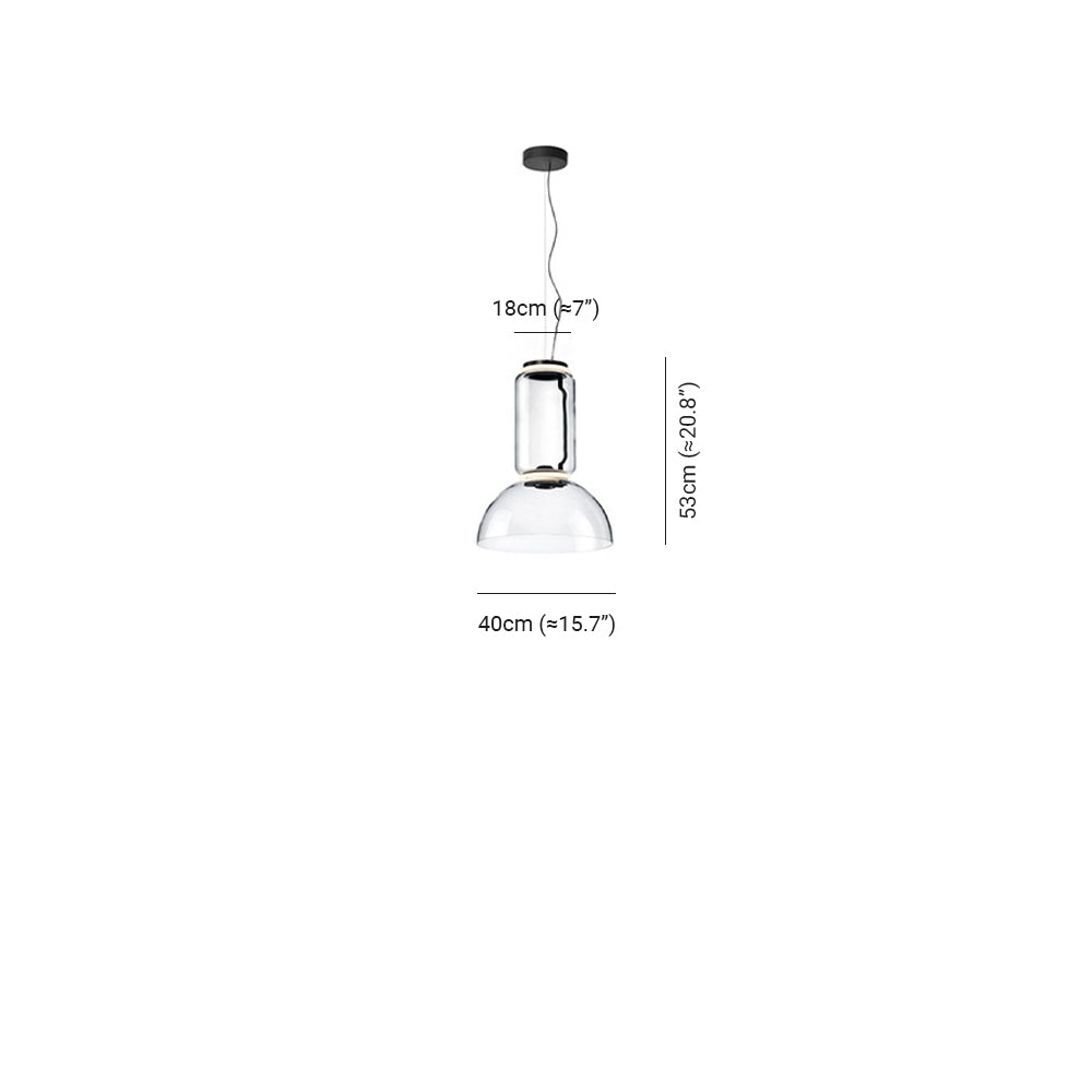 Baldenonna Glass Pendant Light-Moonnatur