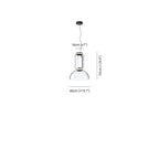 Baldenonna Glass Pendant Light-Moonnatur