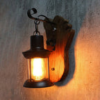 Yardenonna Pine Wood Wall Light-Moonnatur