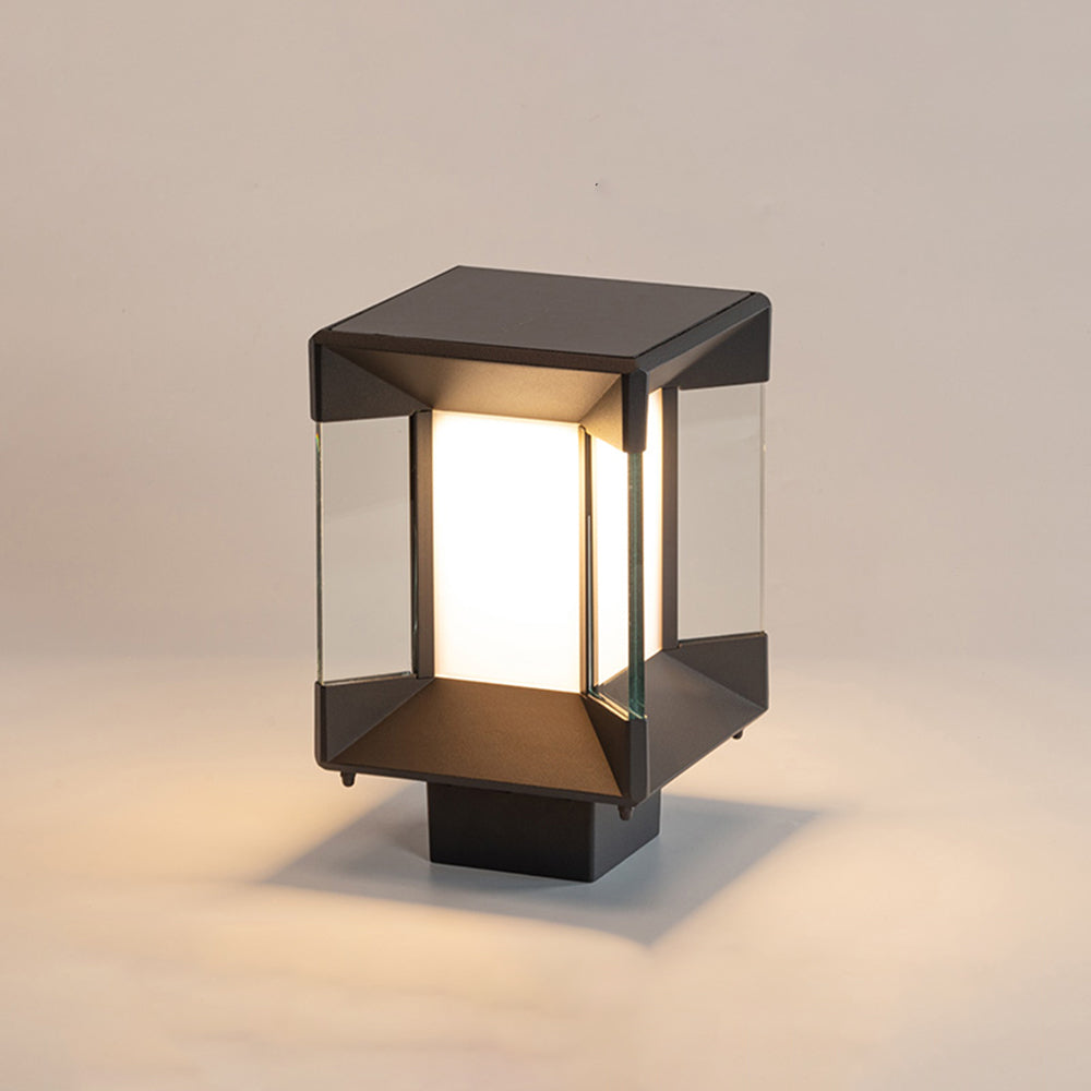 Savenmoss Glass Post Light-Moonnatur