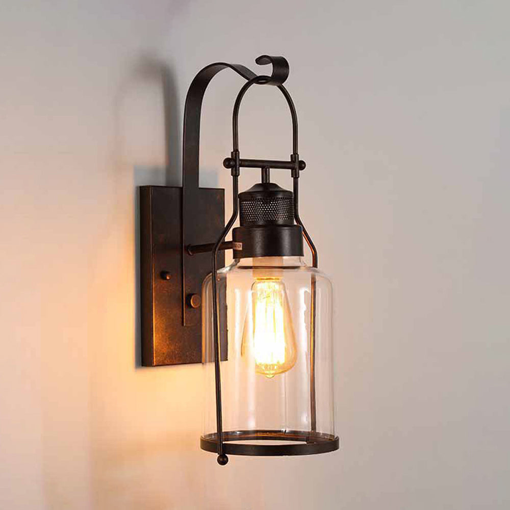 Farnelfield Glass Wall Light-Moonnatur
