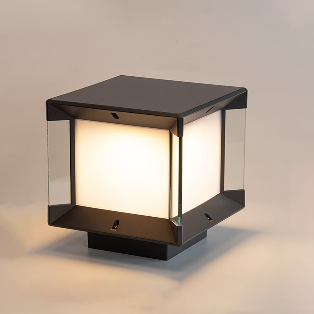 Savenmoss Glass Post Light-Moonnatur
