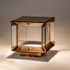 Savenmoss Glass Post Light-Moonnatur