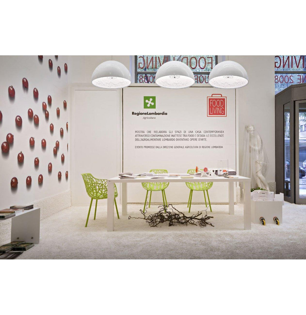 Zamoria Plaster Pendant Lamp-Moonnatur