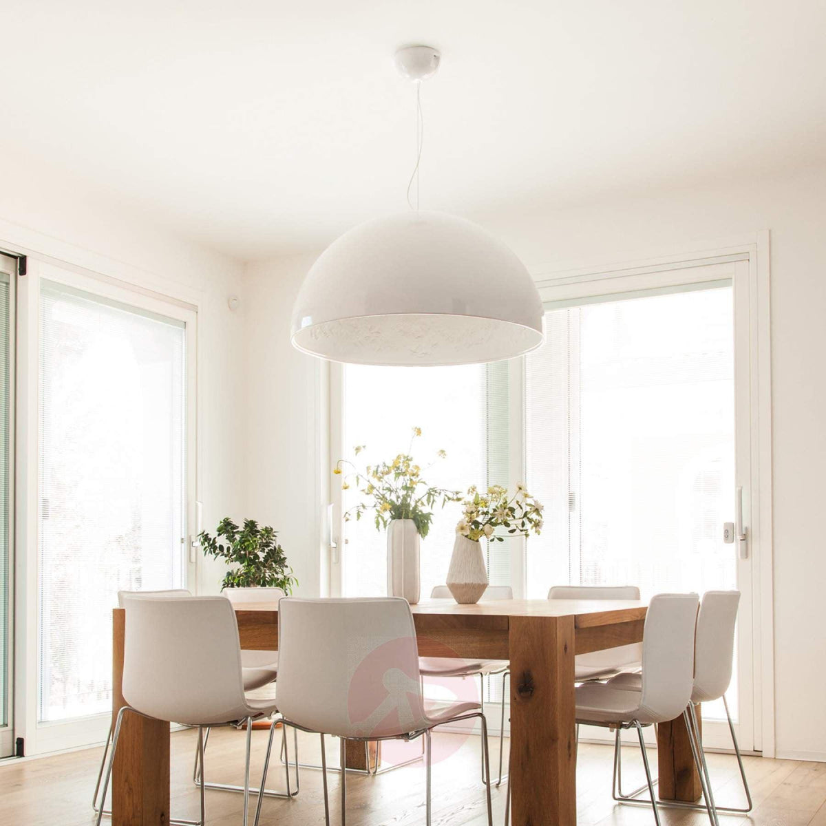 Zamoria Plaster Pendant Lamp-Moonnatur