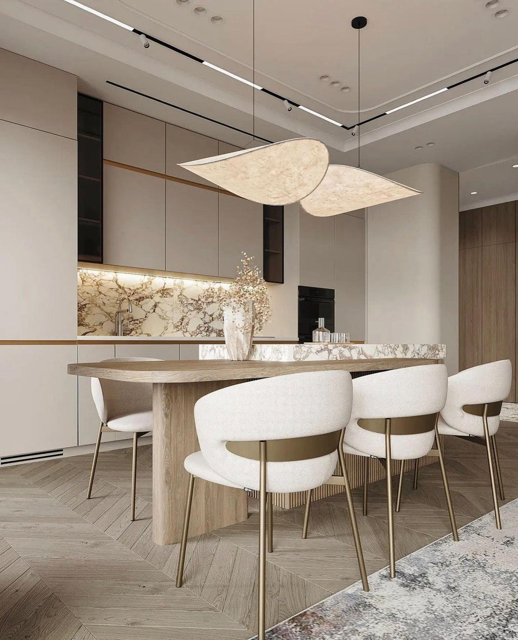 Novira Paper Pendant Lamp-Moonnatur