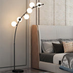 Quenelenora Glass Floor Lamp-Moonnatur