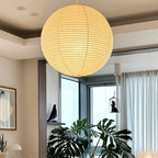 Dewavelle Paper Pendant Light-Moonnatur