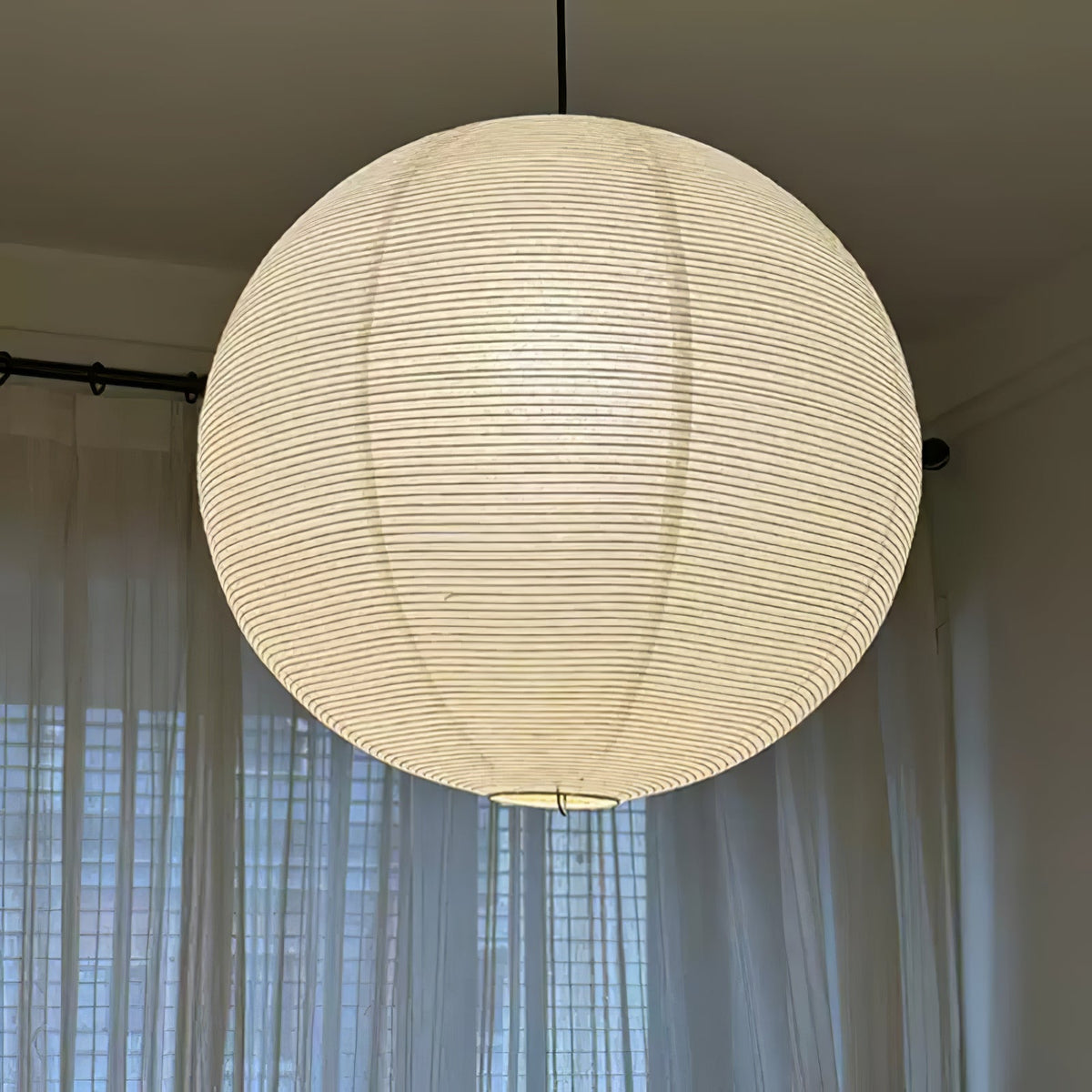 Dewavelle Paper Pendant Light-Moonnatur