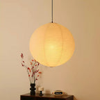 Dewavelle Paper Pendant Light-Moonnatur