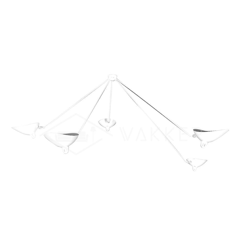 Everiel Aluminium Ceiling Light-Moonnatur
