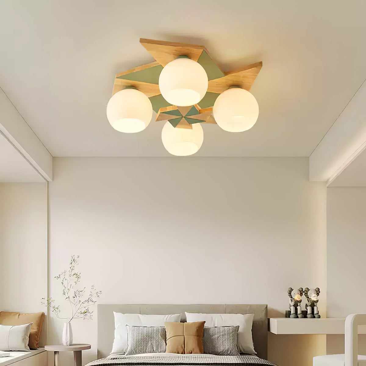 Sorrelwell Wood Ceiling Light-Moonnatur