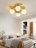 Sorrelwell Wood Ceiling Light-Moonnatur