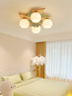 Sorrelwell Wood Ceiling Light-Moonnatur