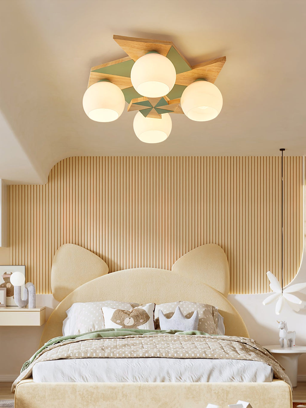 Sorrelwell Wood Ceiling Light-Moonnatur