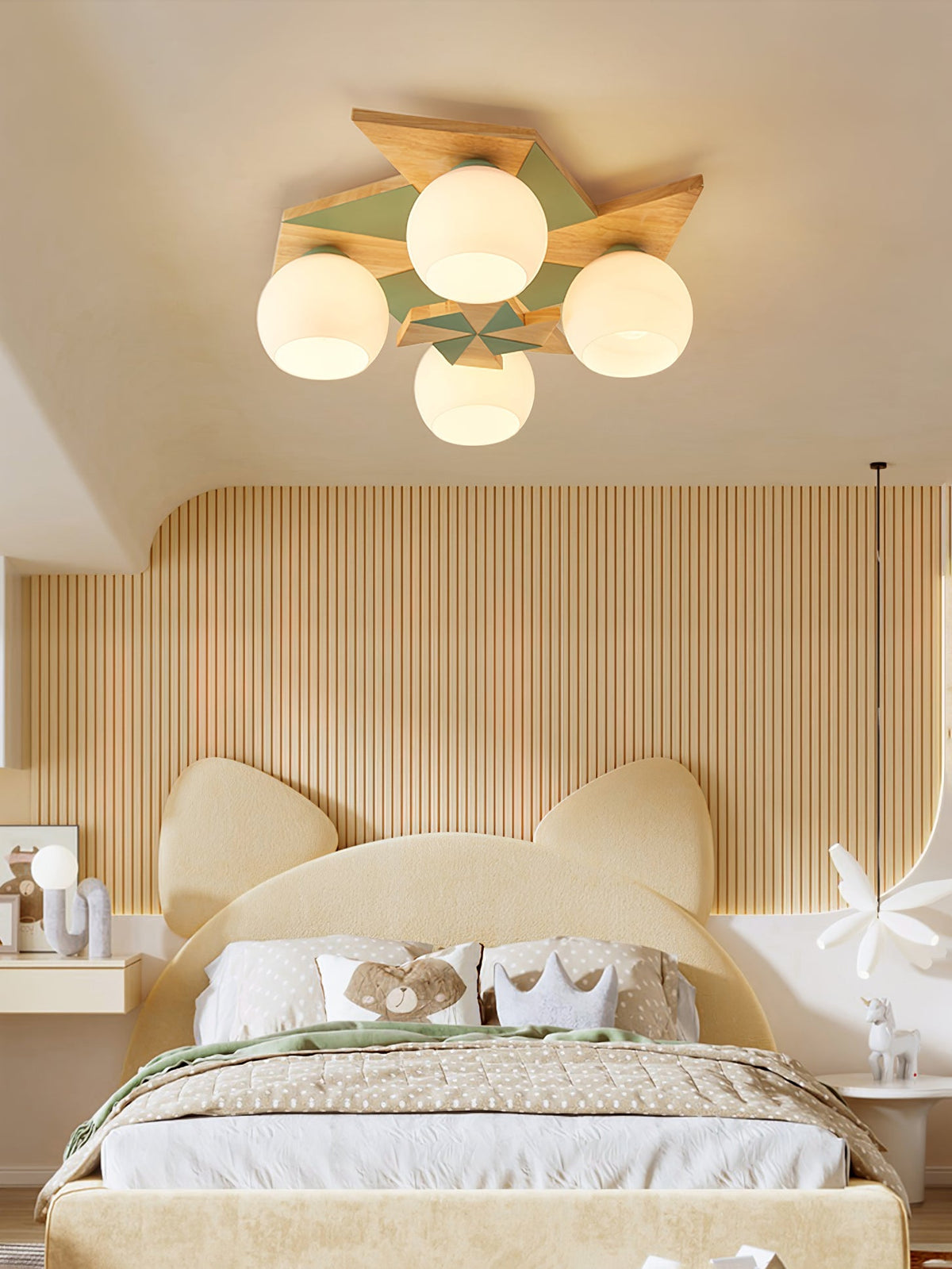 Sorrelwell Wood Ceiling Light-Moonnatur